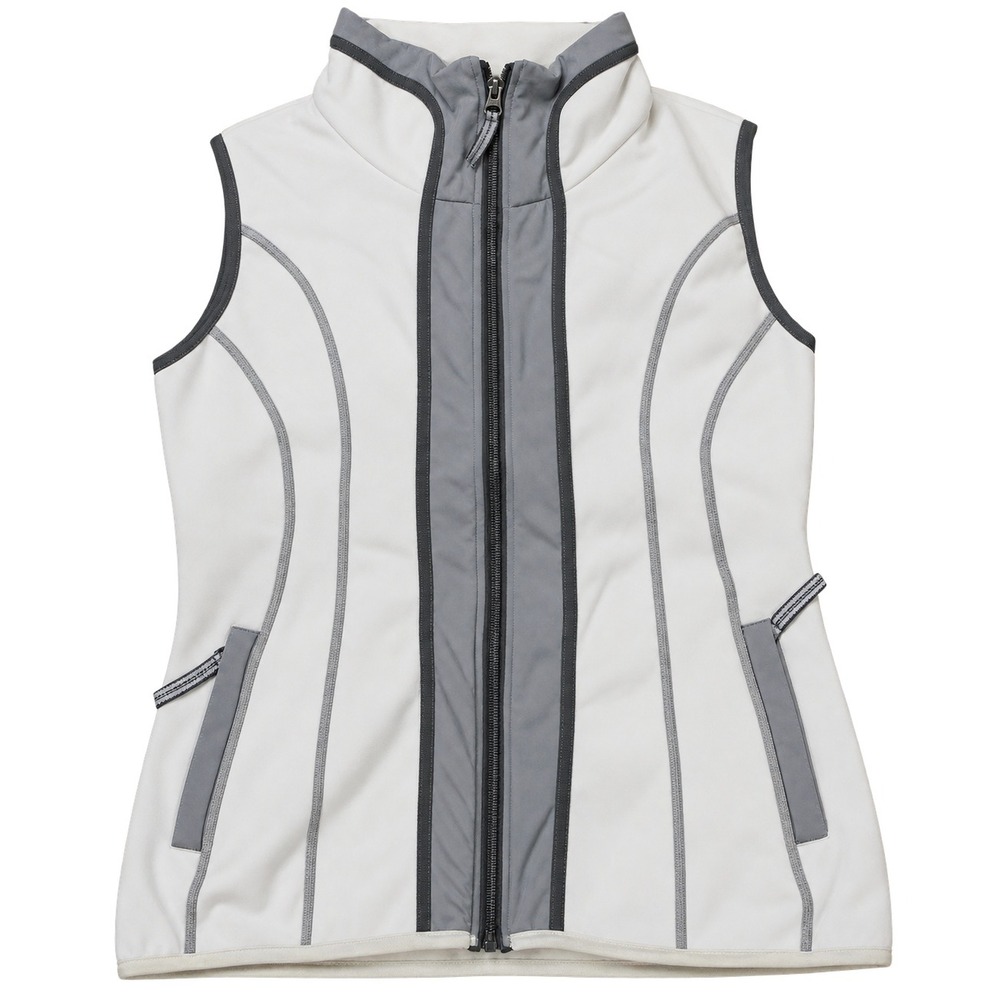 KÜHL Projekt Vest Fleece Women Small Cream Grey